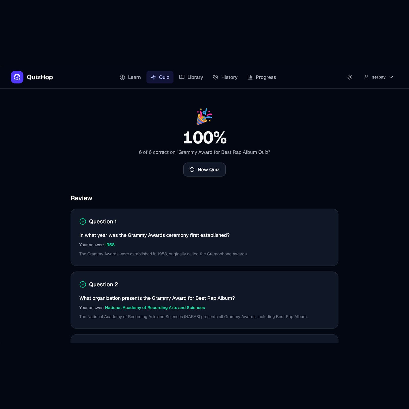 Quizhop screenshot 7