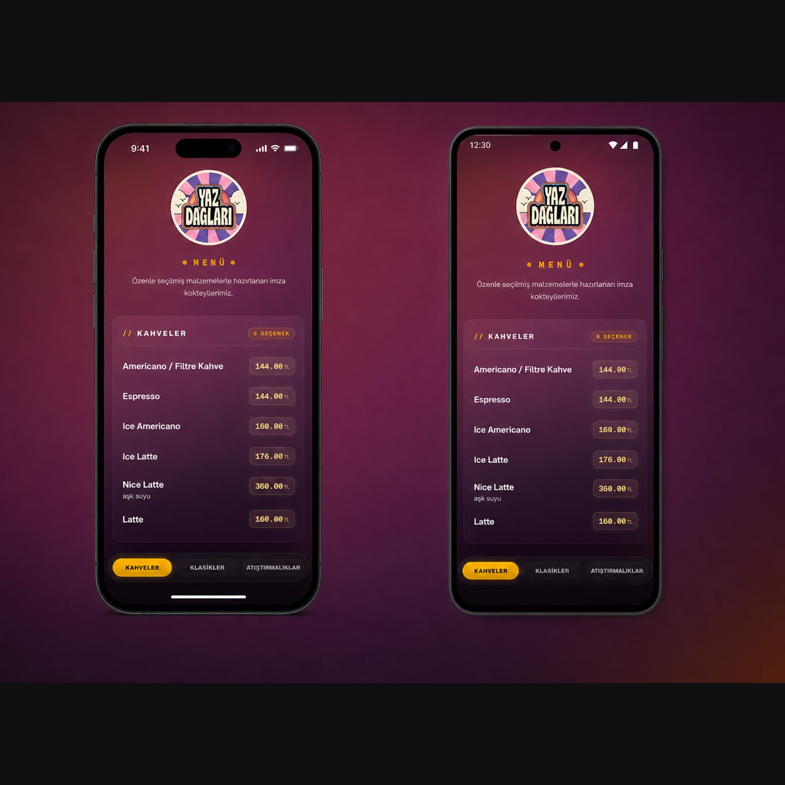 Yaz Daglari QR Menu screenshot 2