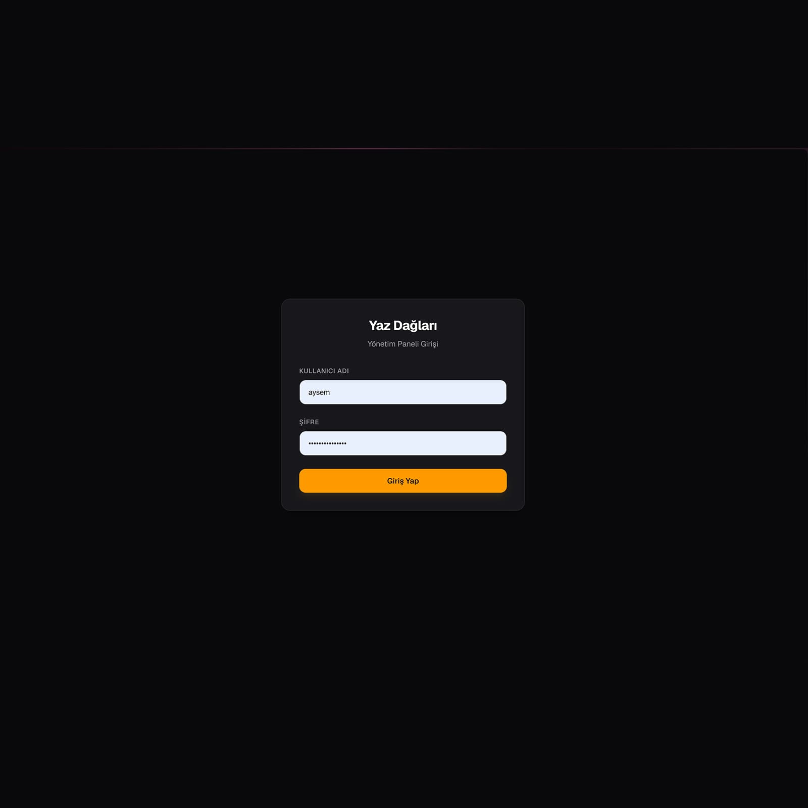 Yaz Daglari QR Menu screenshot 1