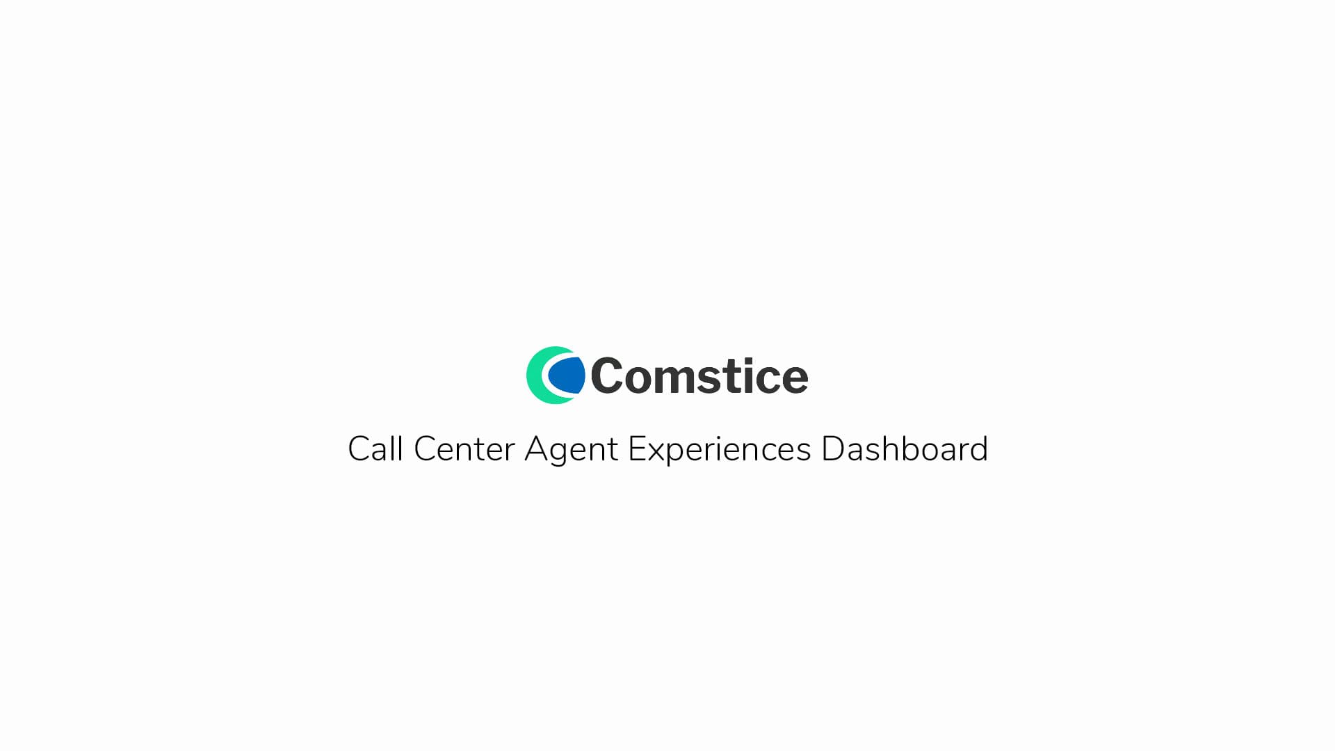 Call Center Agent Experiences Dashboard cover